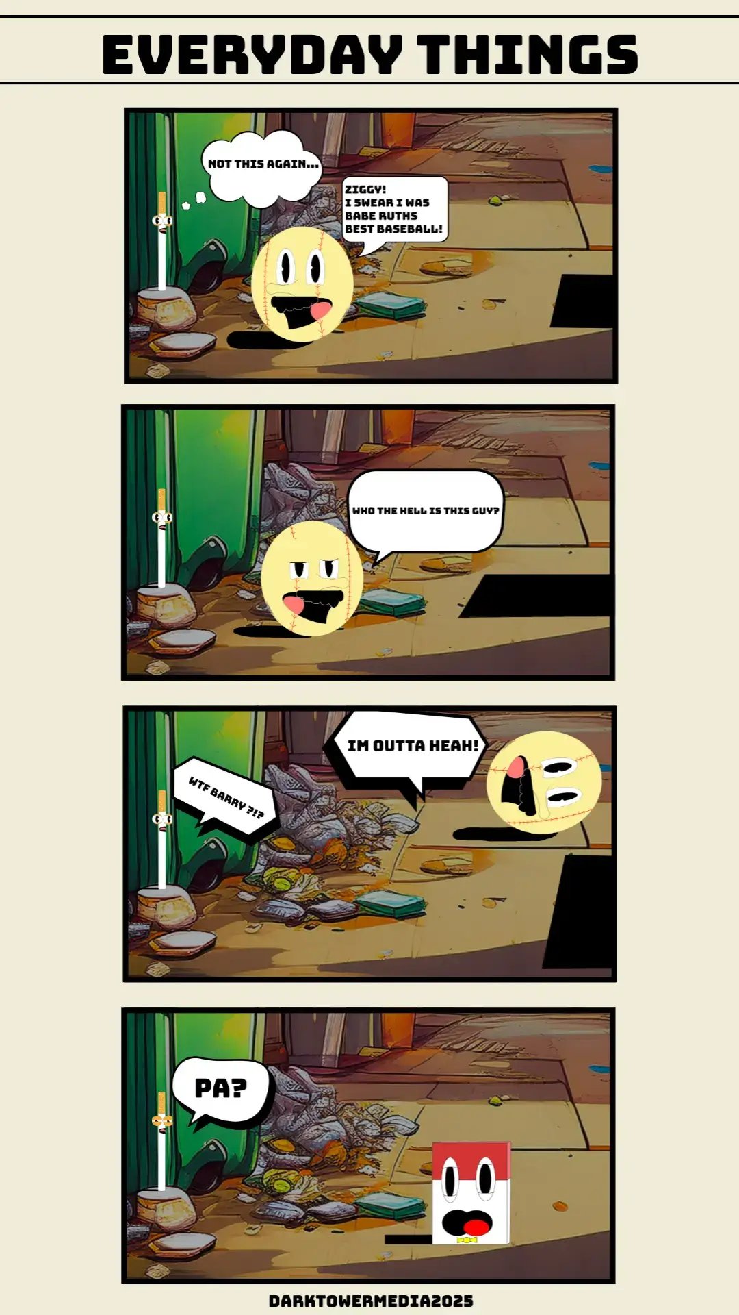 New weekly comic strip for Tik Tok!  #darktower3d #comicstrip #illustration 