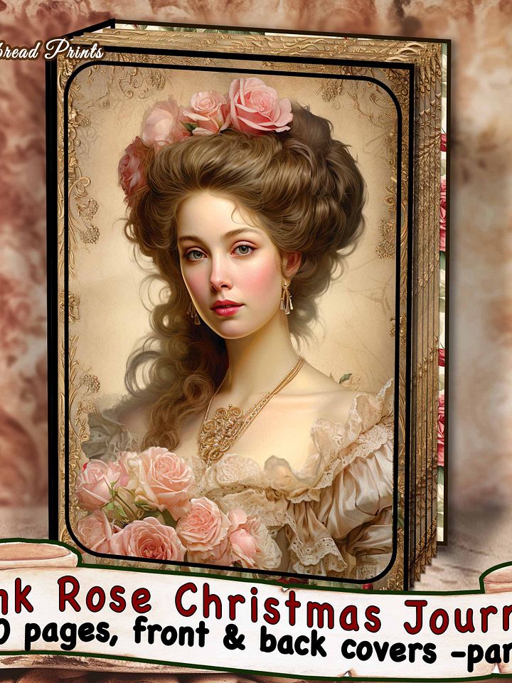 Pink Rose Christmas Journal + Add-on Jumbo Collection product image (1)