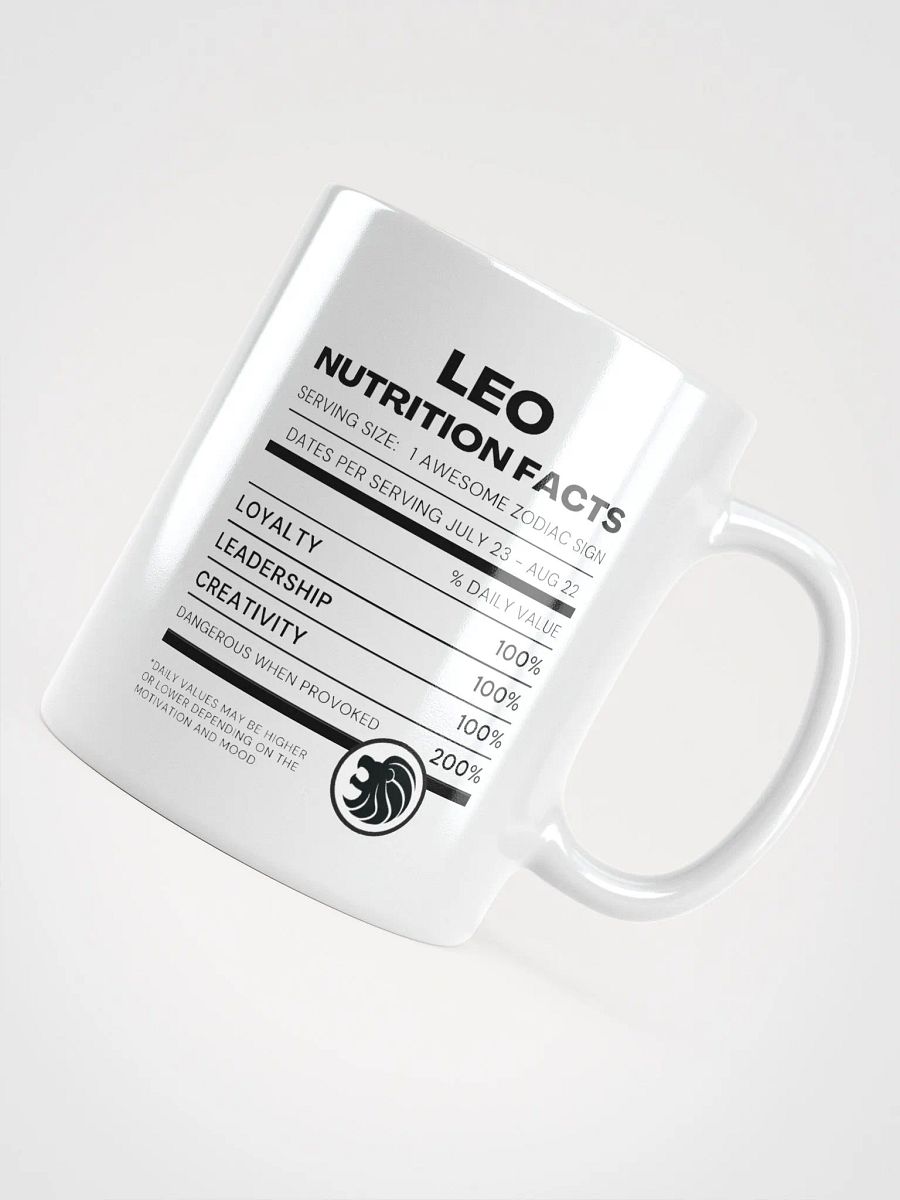 Leo Nutrition Facts Mug product image (5)