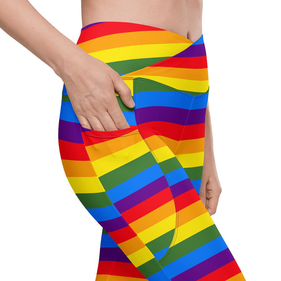 Rainbow Bliss Crossover Leggings product image (10)