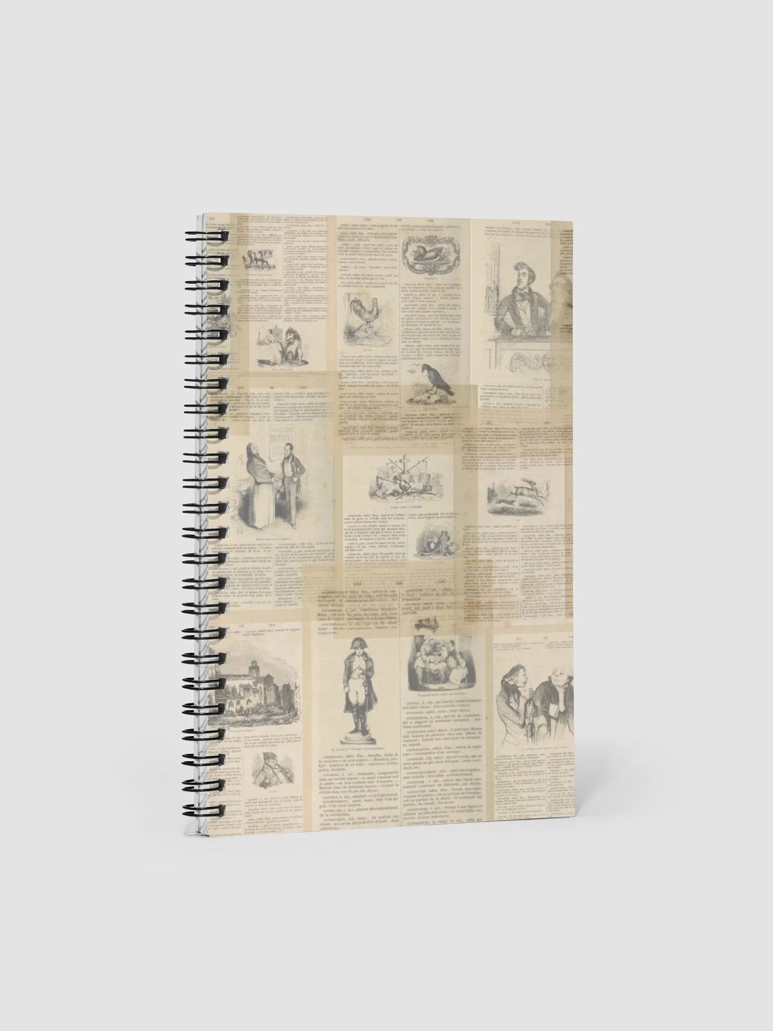 Vintage French Dictionary Image Notebook product image (1)