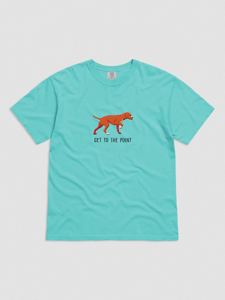Get to the Point T-Shirt(Embroidered) of a Portuguese Pointer(Red) product image (31)