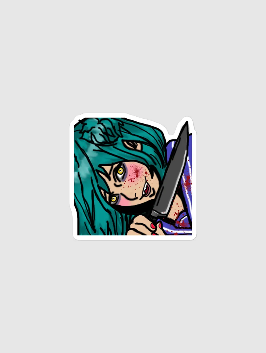 Realistic Yandere Kensey Sticker product image (1)