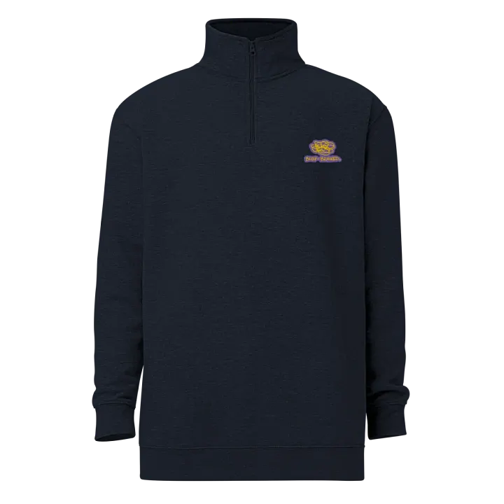 BUSY-BRAINED (tulip design) embroidered quarter zip product image (12)