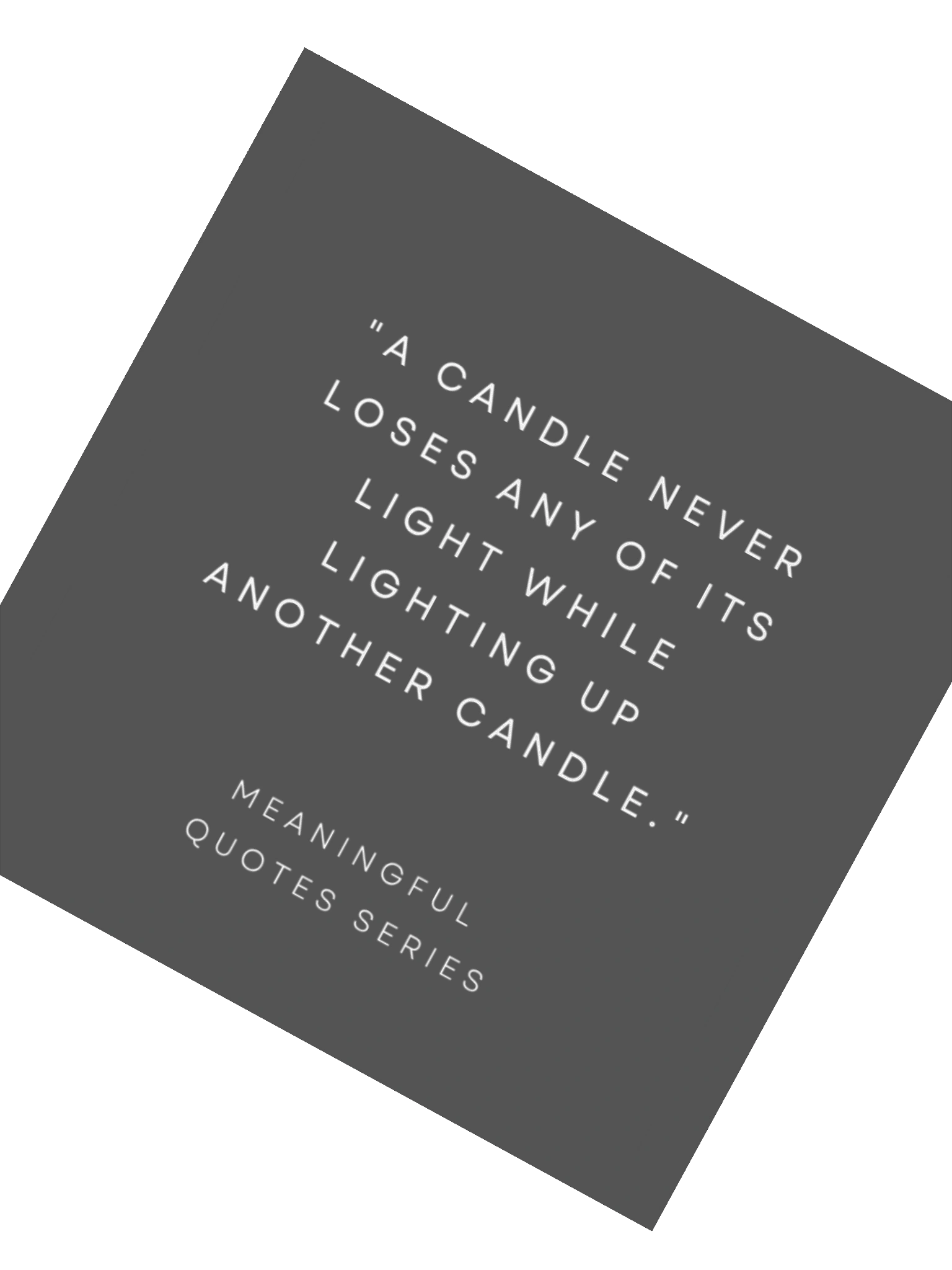 A Candle Never Loses It's Light. product image (2)