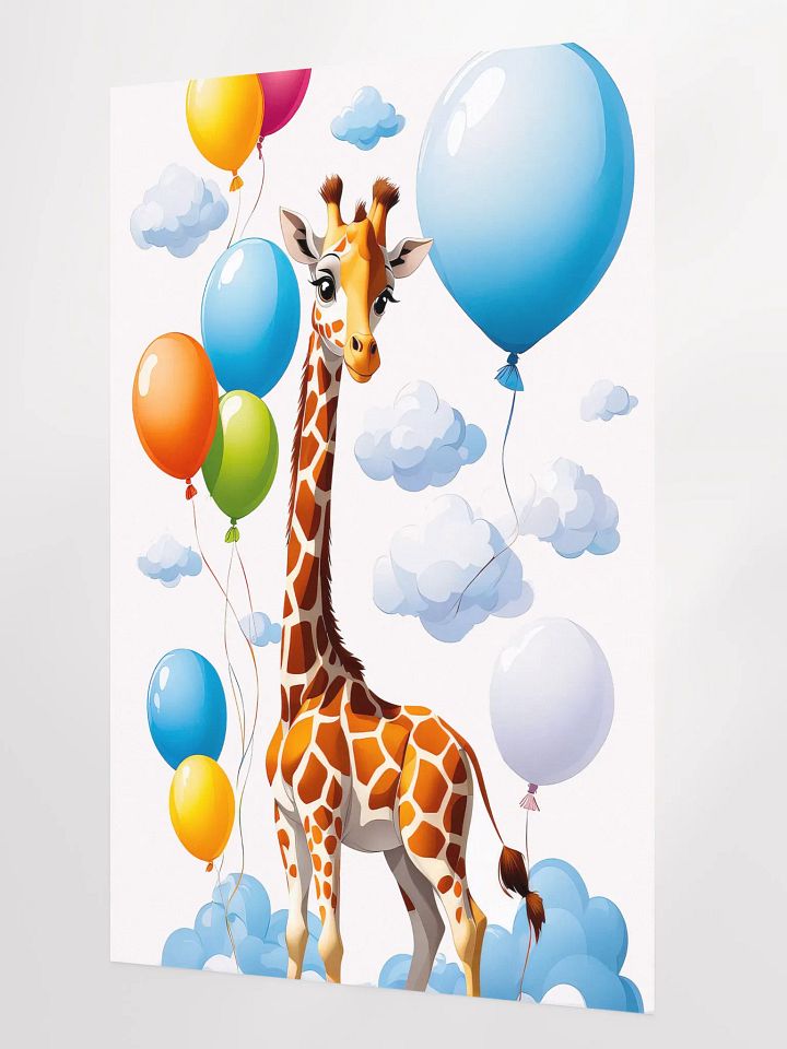 Baby Giraffe - Poster - Nursery-Kids Room - Large 24x36 Inches product image (2)