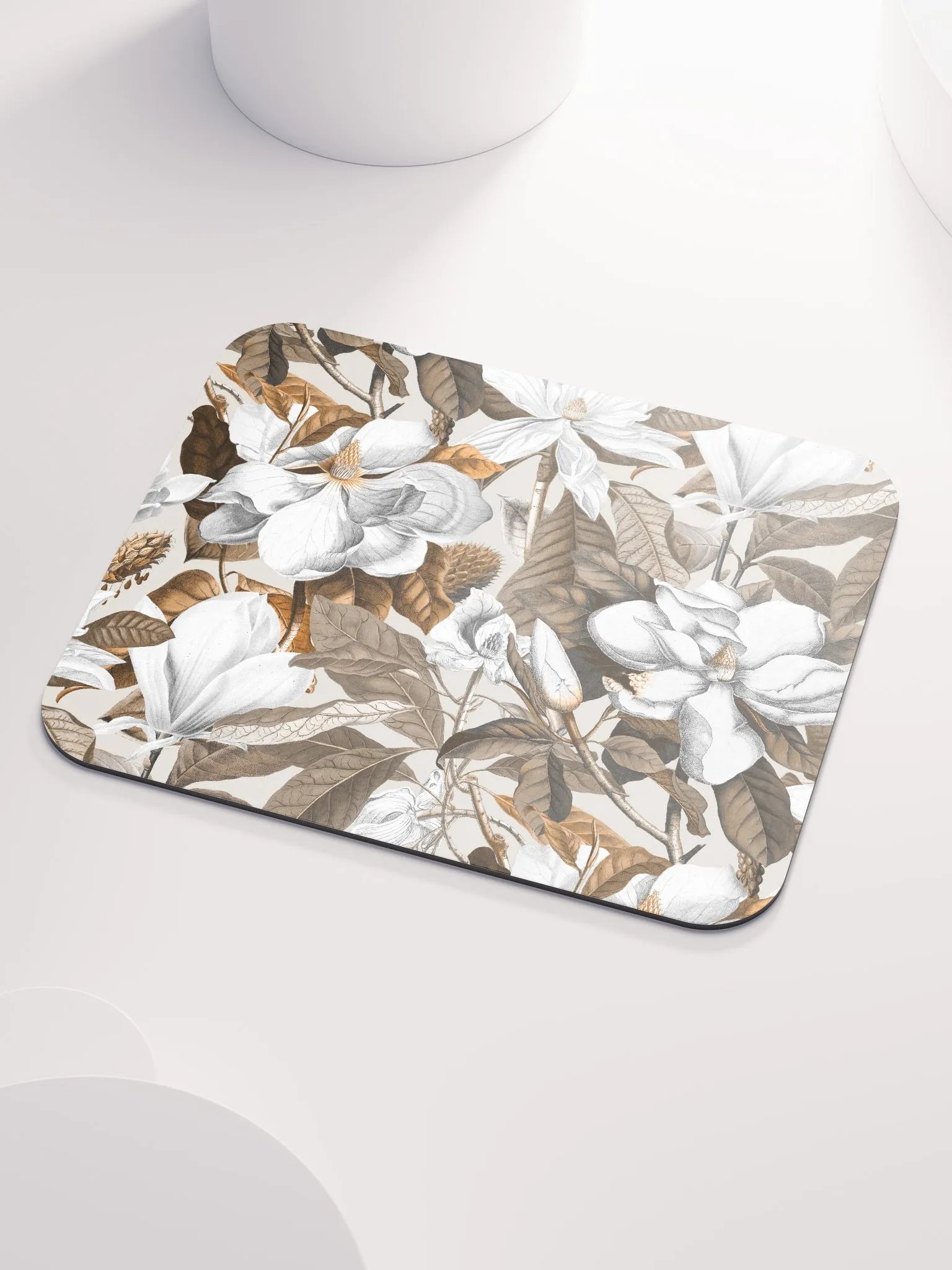 Tan Magnolia Grandiflora Mouse Pad product image (4)