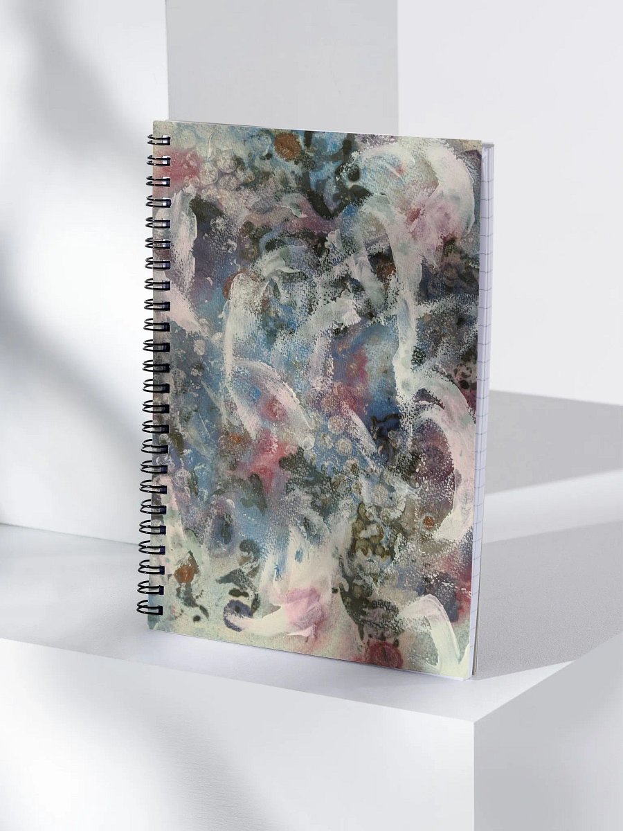 Flourish with Blue Spiral Notebook product image (4)