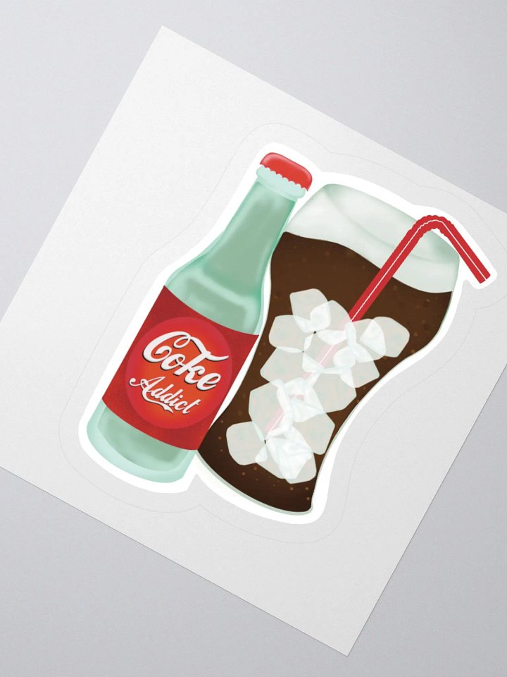 Soda Addict Kiss Cut Stickers product image (3)