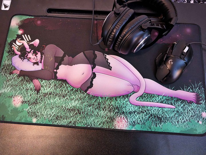 Lounging Prince Deskmat product image (1)