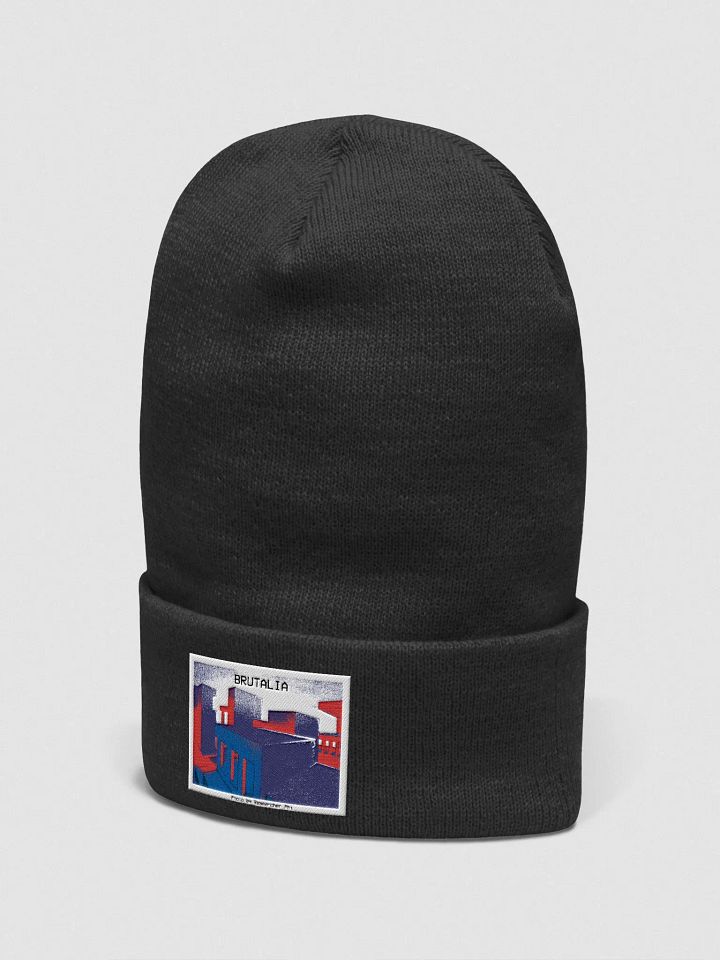 Red White and Brutalia Beanie product image (2)