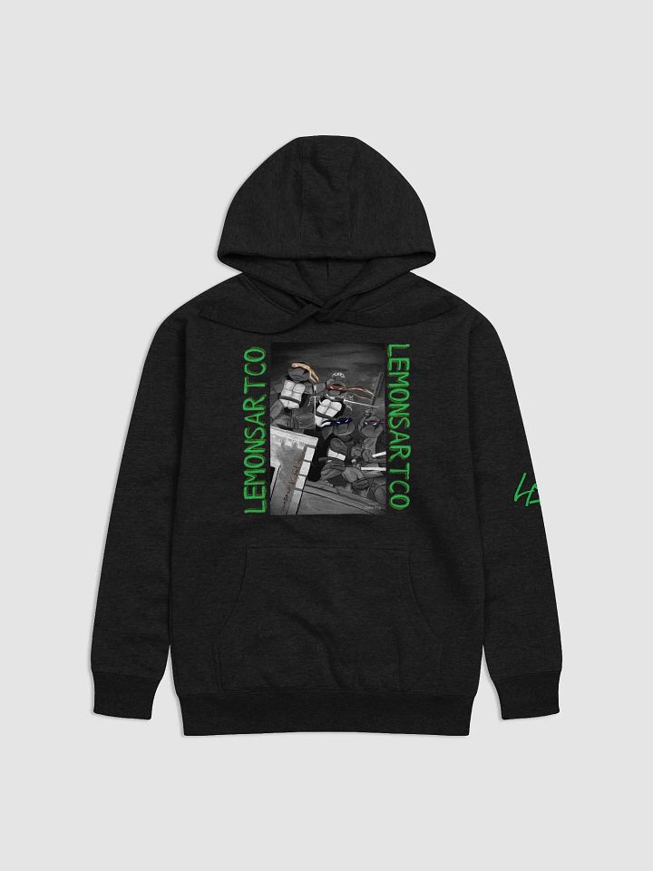 Reptile Teen Shinobi Rooftop B&W Unisex Hoodie product image (1)