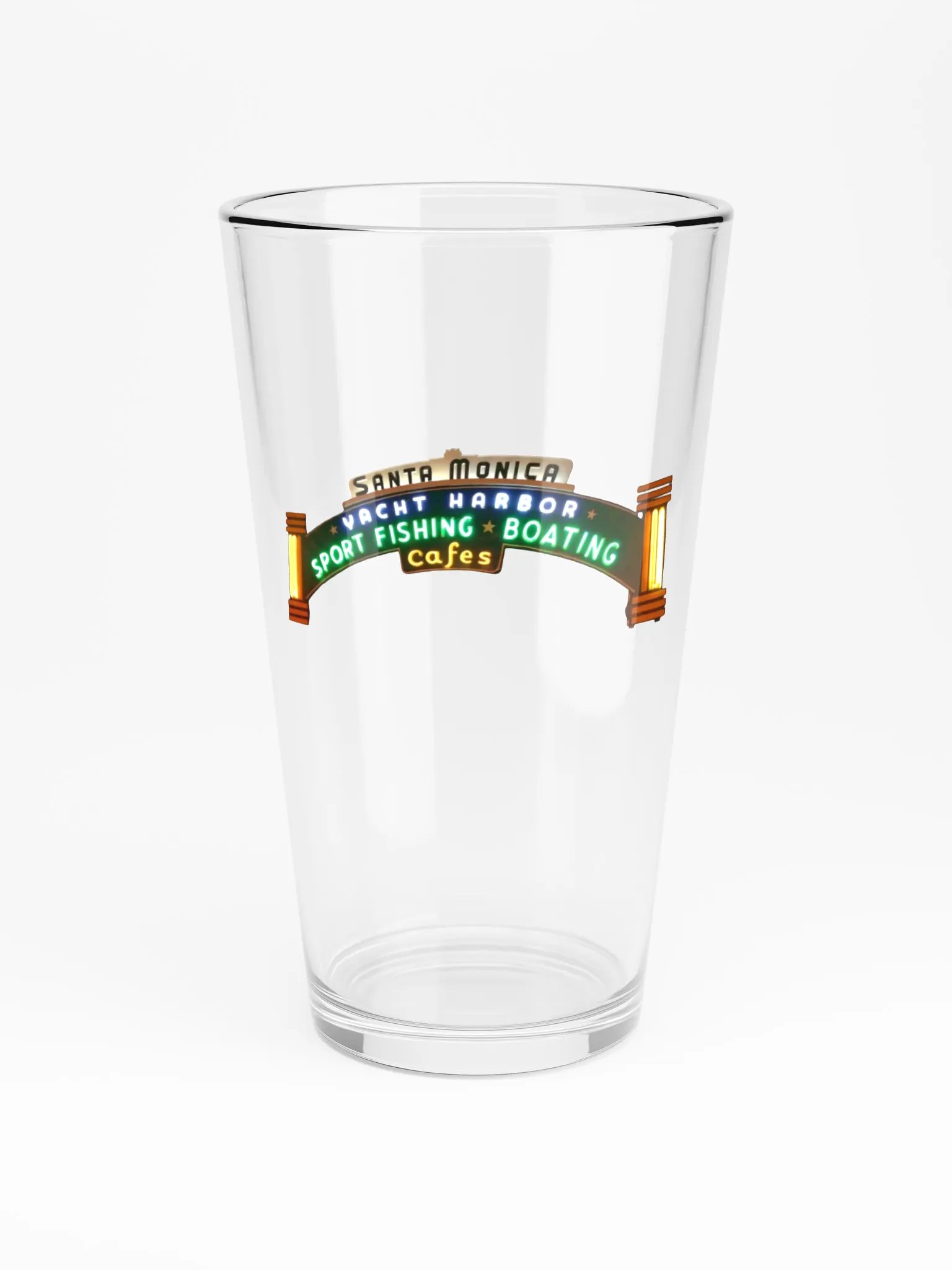Santa Monica Pint Glass product image (3)