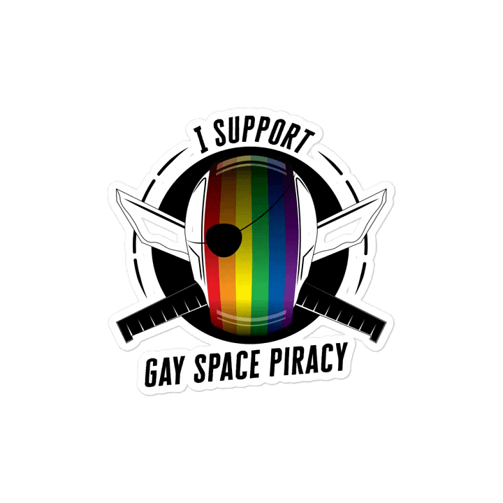 Gay Space Piracy Magnet product image (2)