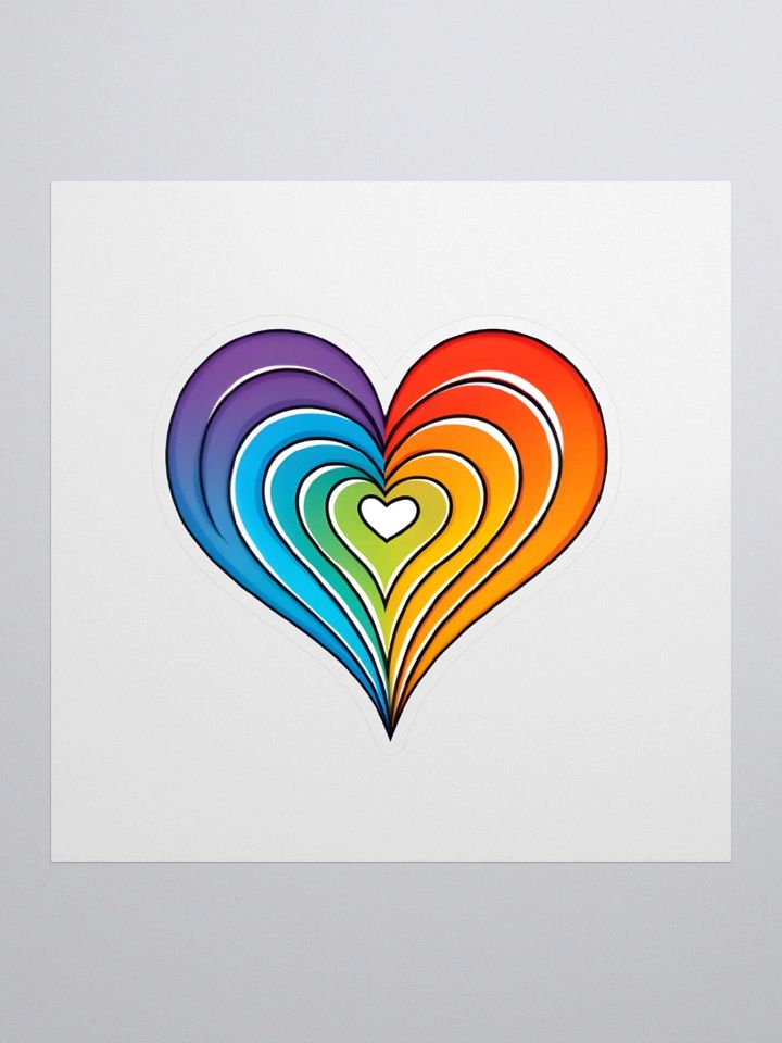 Heart logo sticker product image (1)