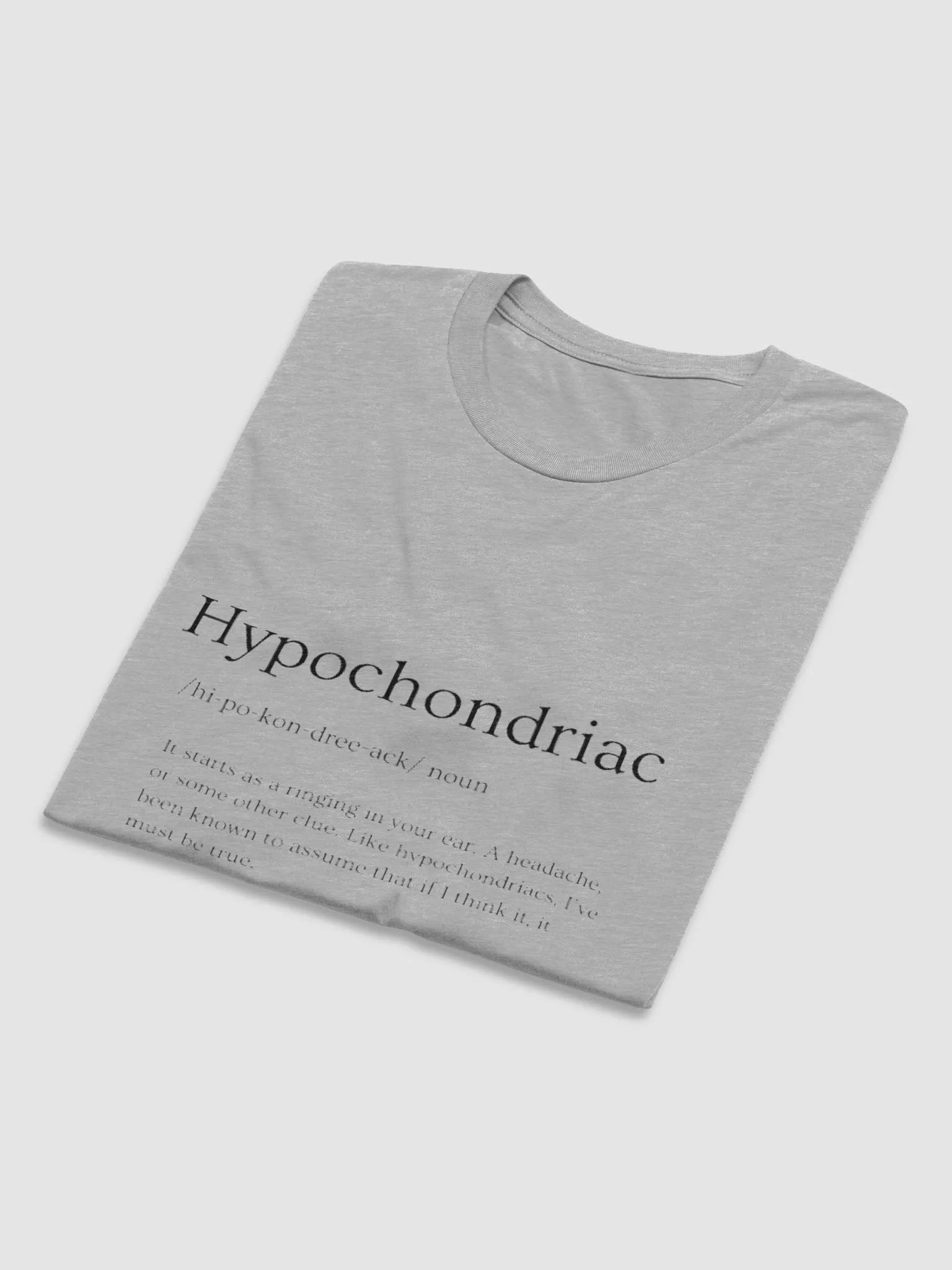 Hypochondriac - Dark Text Men's product image (5)