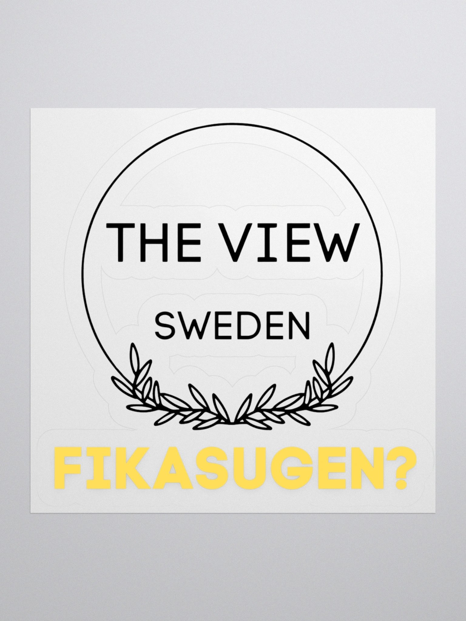 Fikasugen? - Diecut Klistermärke product image (3)