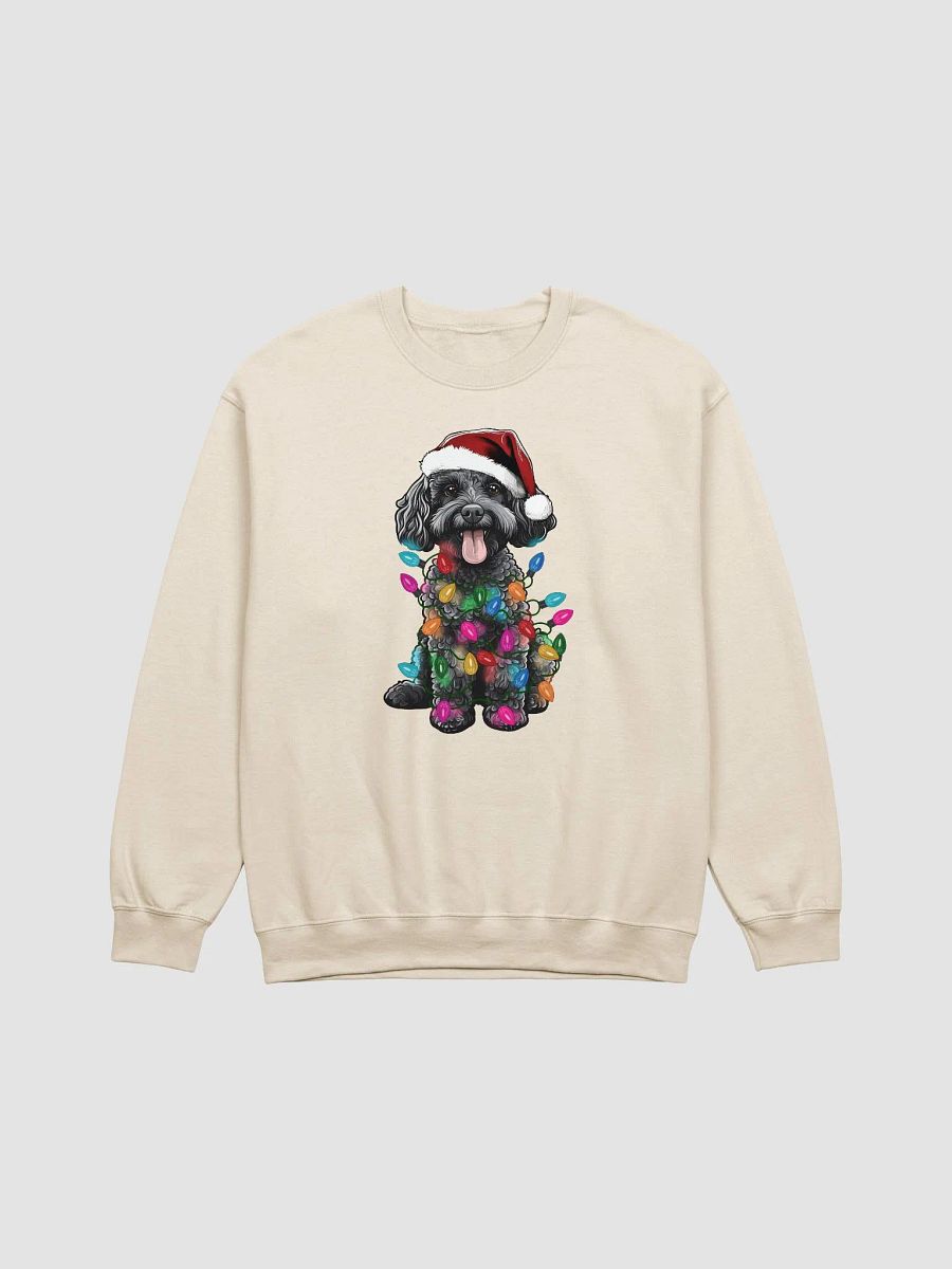 Funny Toy Poodle(Gray) Christmas Sweatshirt product image (18)