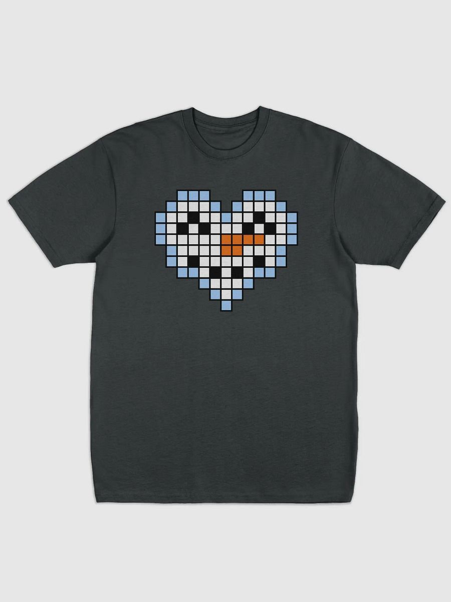 Snowman Heart Premium Heavyweight Tee product image (1)