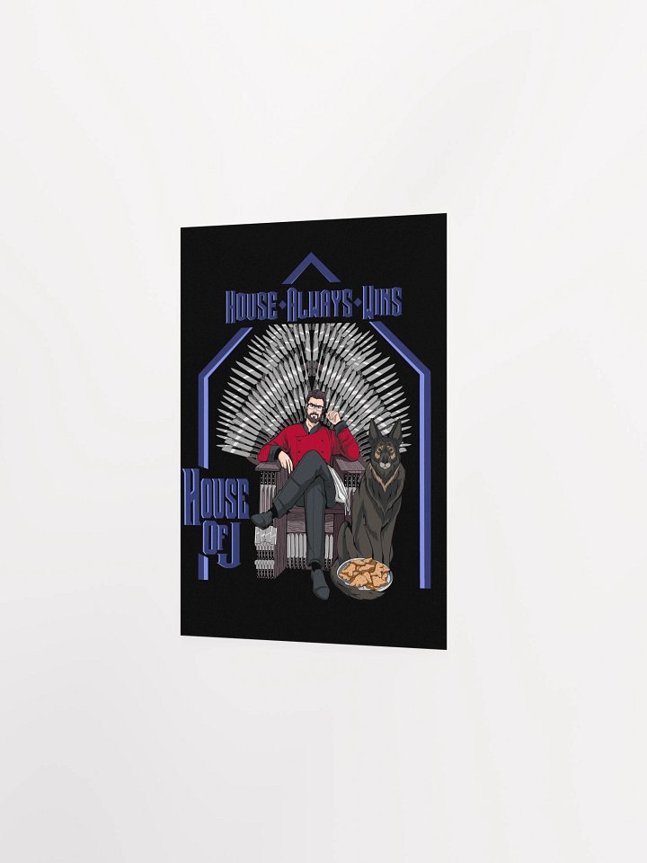 "House Always Wins" Poster (Dark) product image (8)