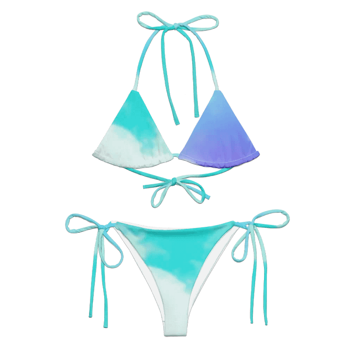 Blur cloud rainbow Design String Bikini - V2 product image (1)