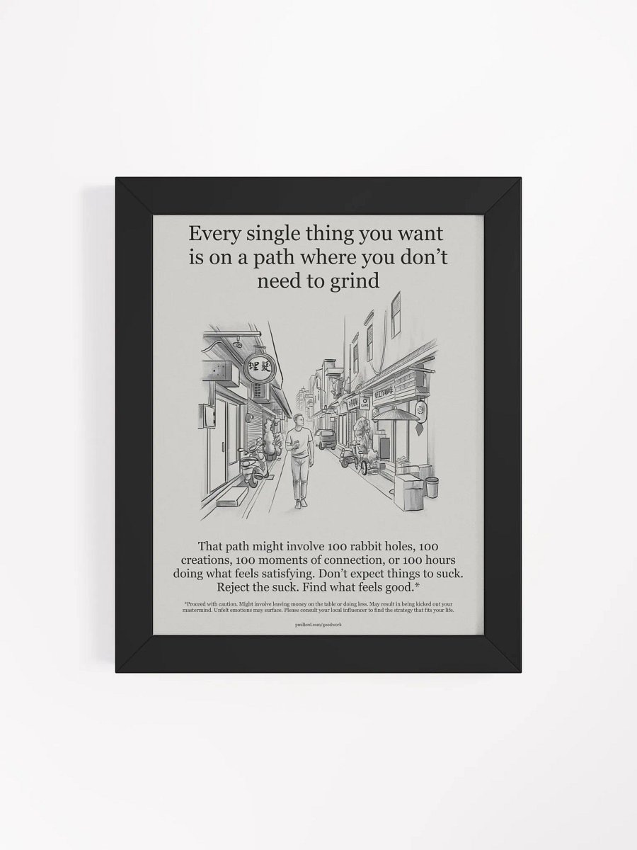You don't have to grind poster product image (15)