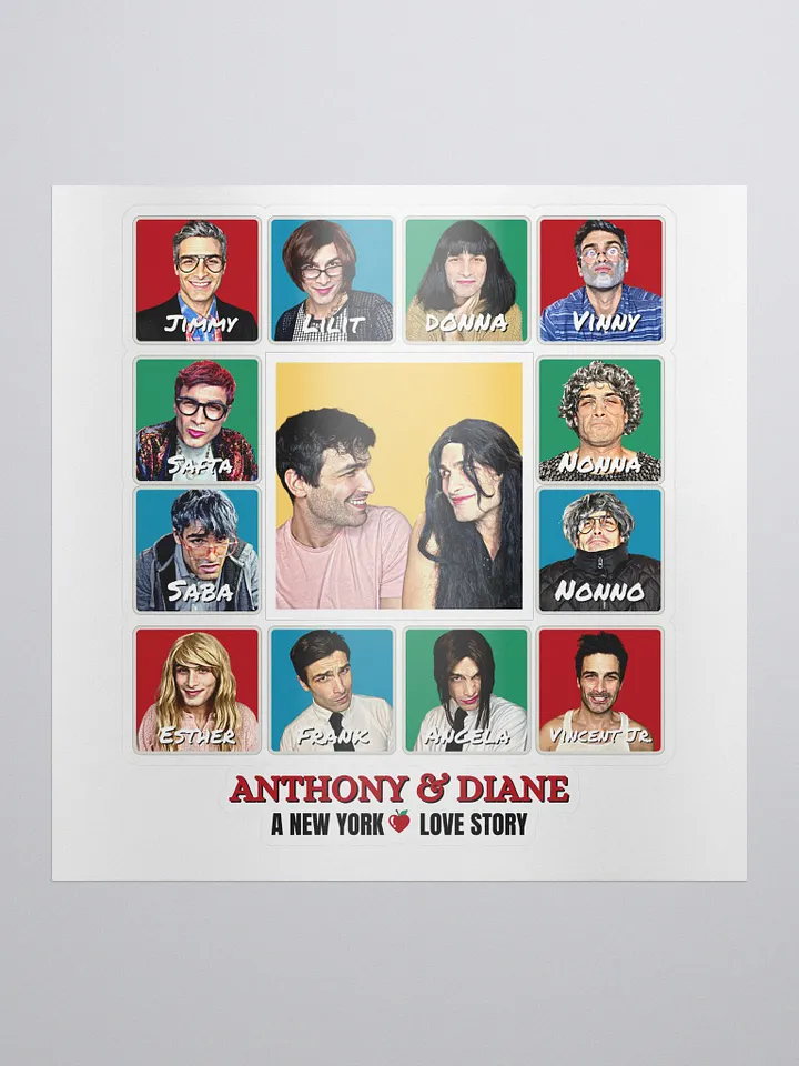 The Family & Friends Poster Sticker product image (1)
