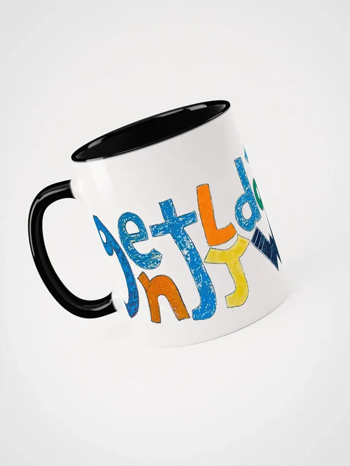 Gently Down the Stream Ceramic Mug with Color Inside product image (1)