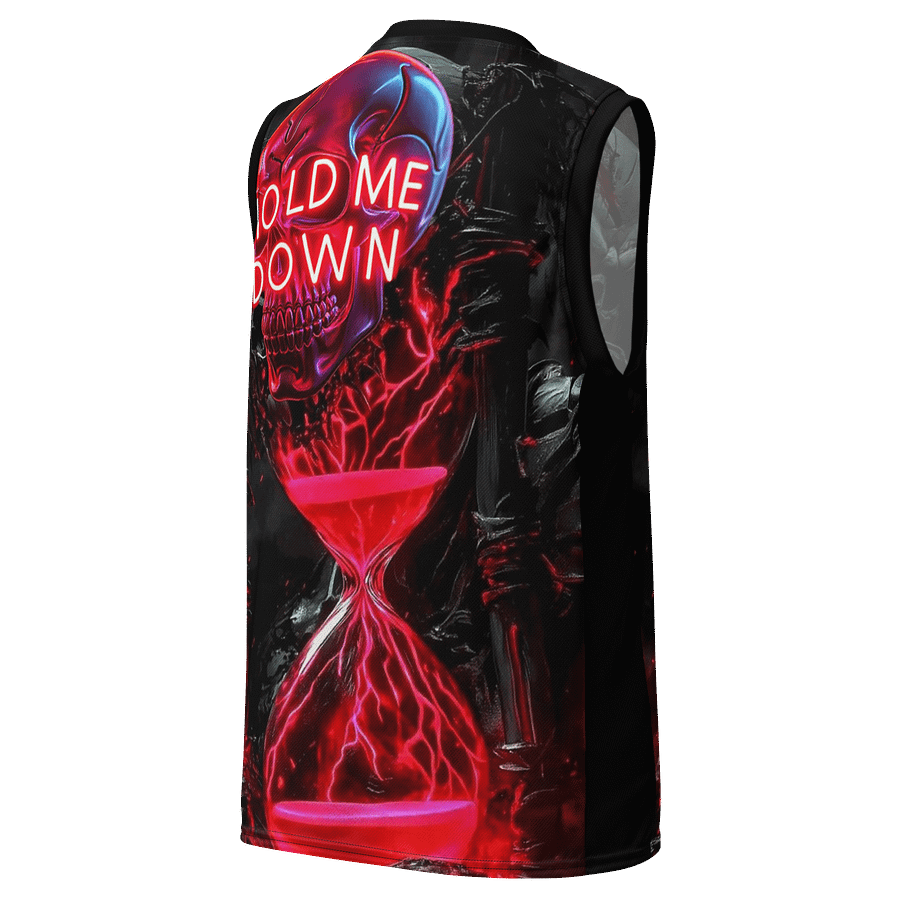 CoolMax Hourglass Lava Recycled Unisex Basketball Jersey product image (3)