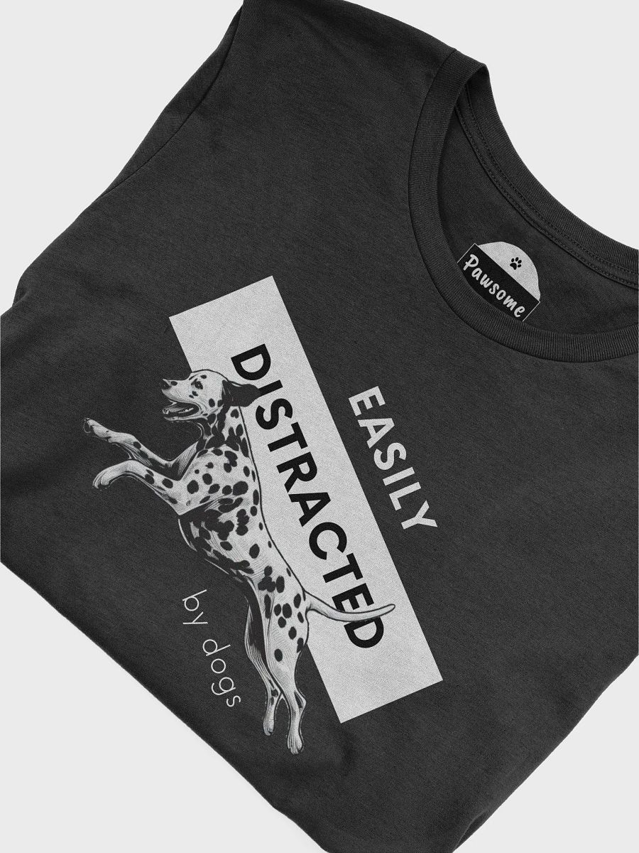 Distracted Dalmatian Black T-Shirt product image (3)