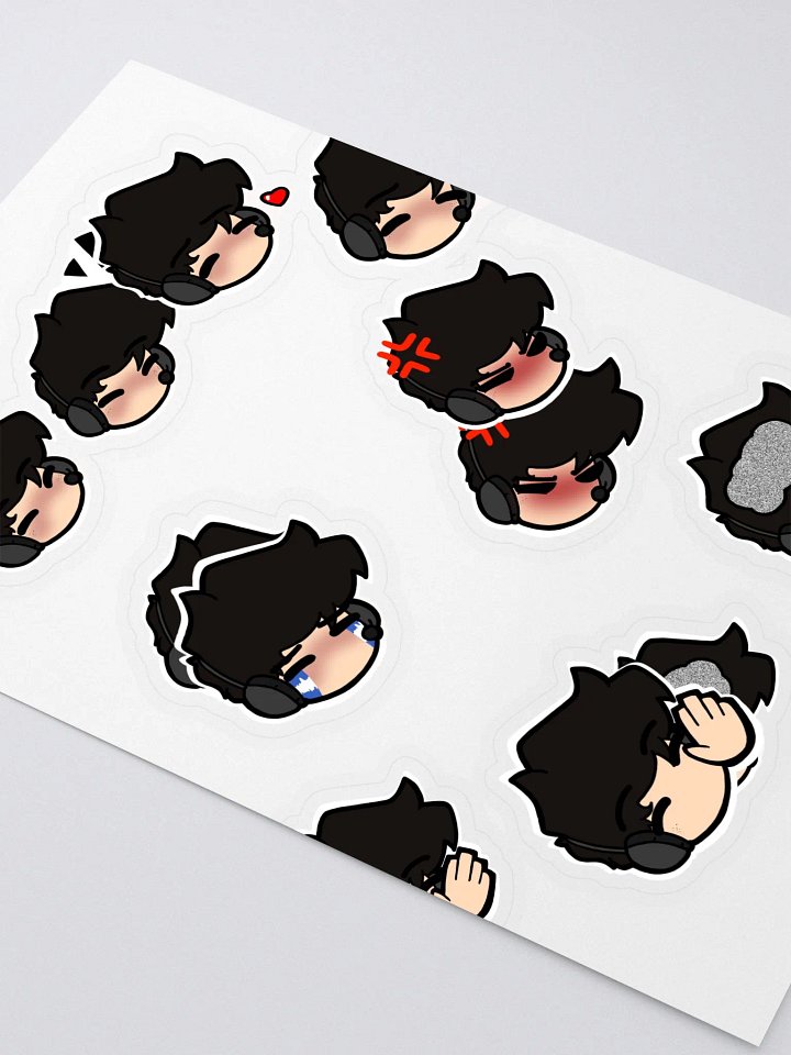 Mike's Sketchitorium Multi-Emote Sticker Sheet product image (2)