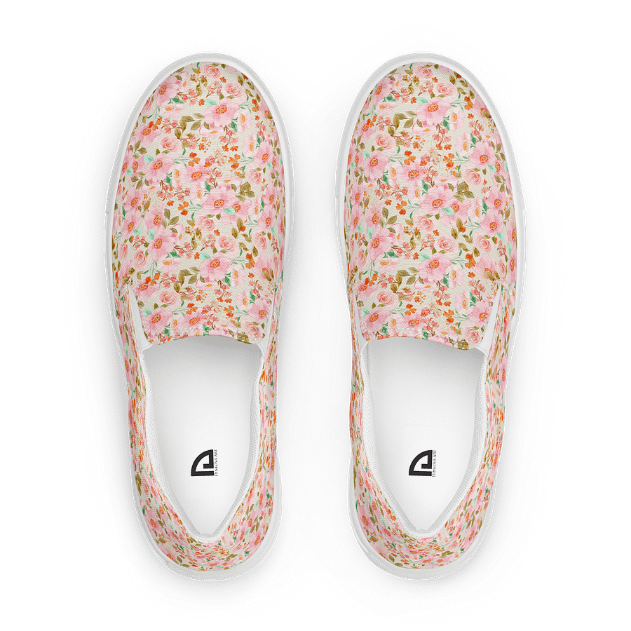 Pink Roses Canvas Shoes product image (1)