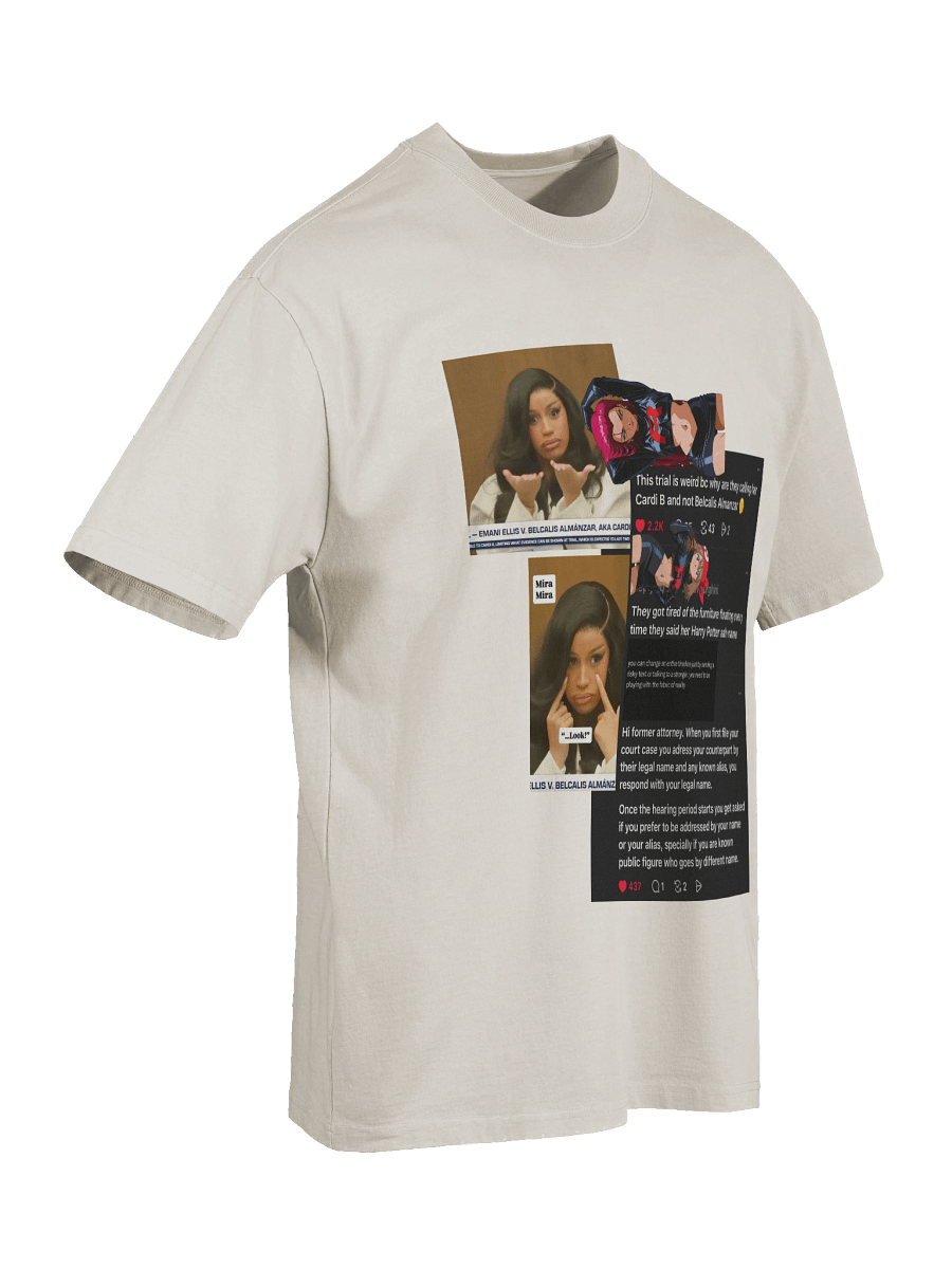 cardi b court case trial meme product image (7)