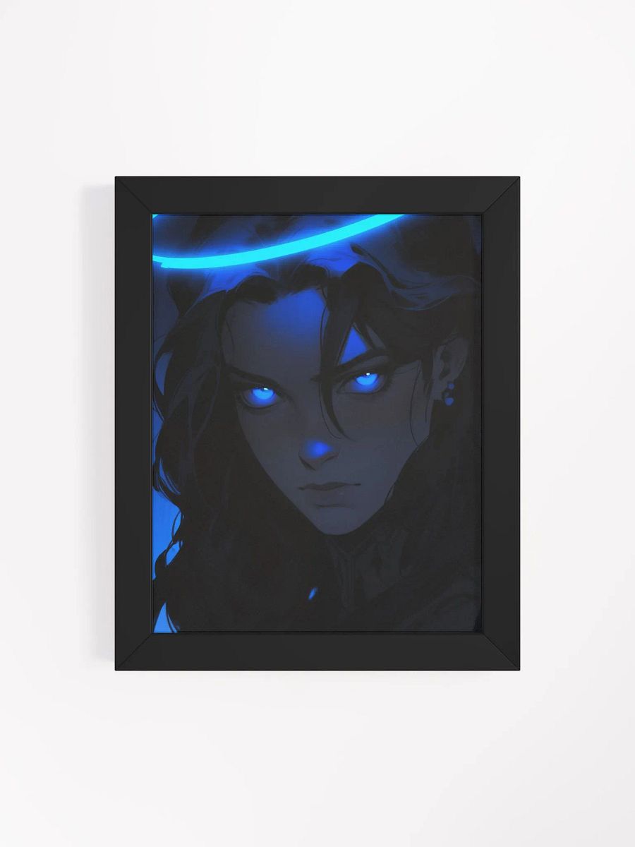 Framed Electric Blue Halo Poster product image (50)