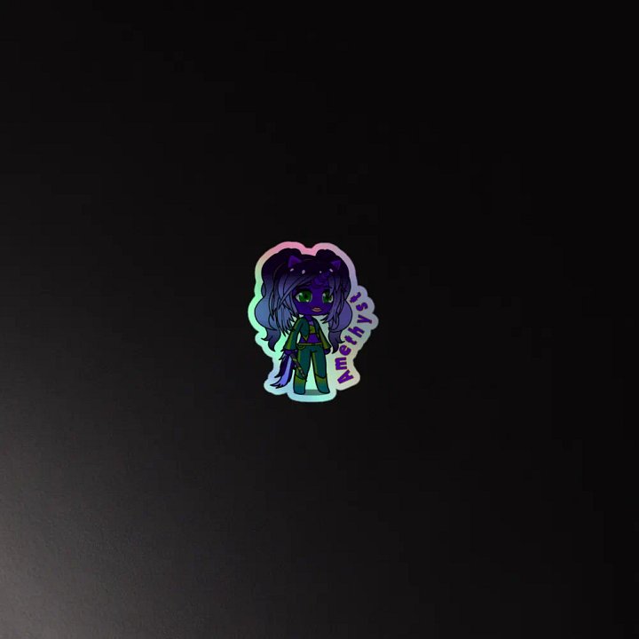 Amethyst - Shadow Unicorns - rainbow sticker product image (2)