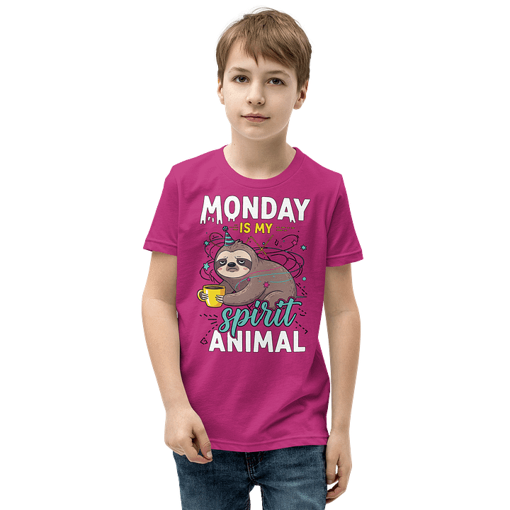 Monday is my spirit animal -dark edition- Miniature Soft * product image (8)
