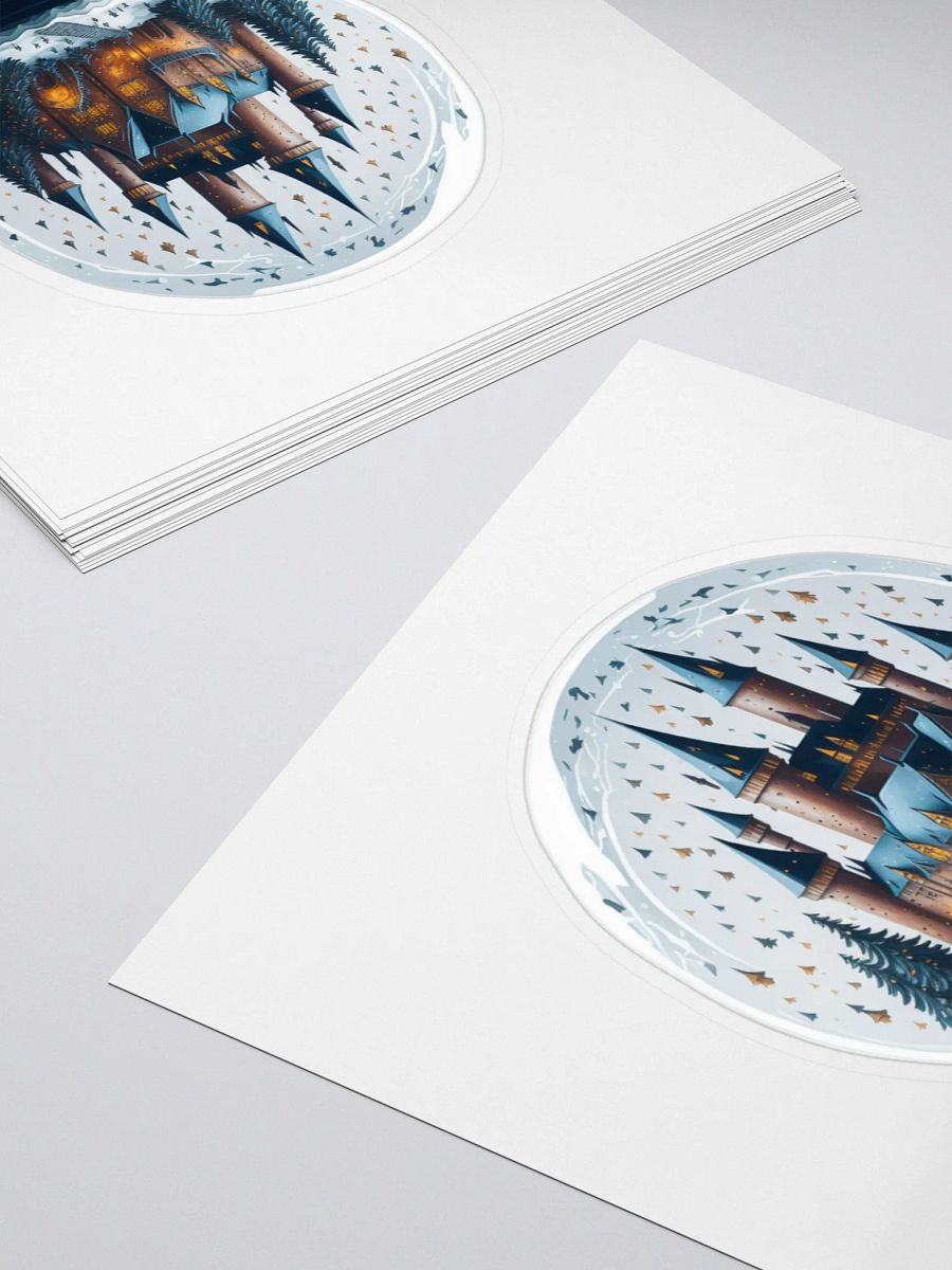 Enchanted Castle Snow Globe Sticker product image (8)