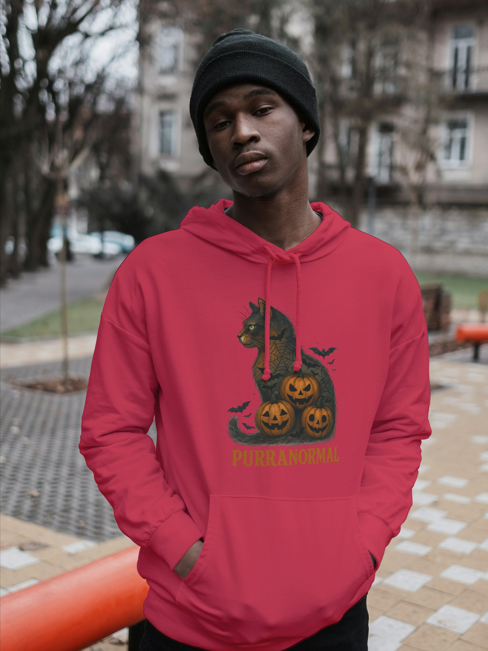 Purranormal Cat Halloween Hoodie product image (55)