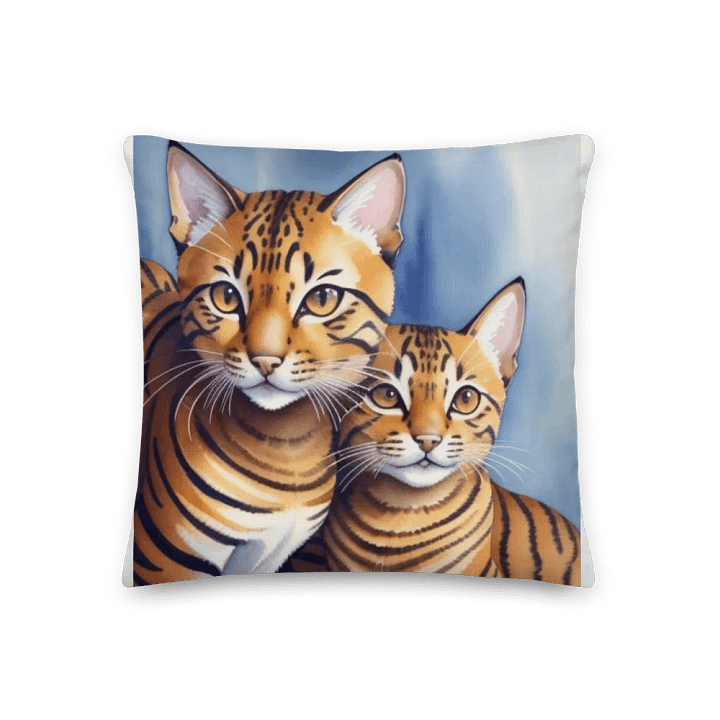 Bengal Cat Paradise Premium Pillow product image (1)