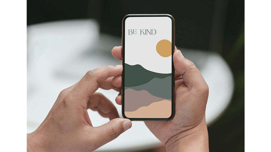 Be Kind Phone Wallpaper product image (3)