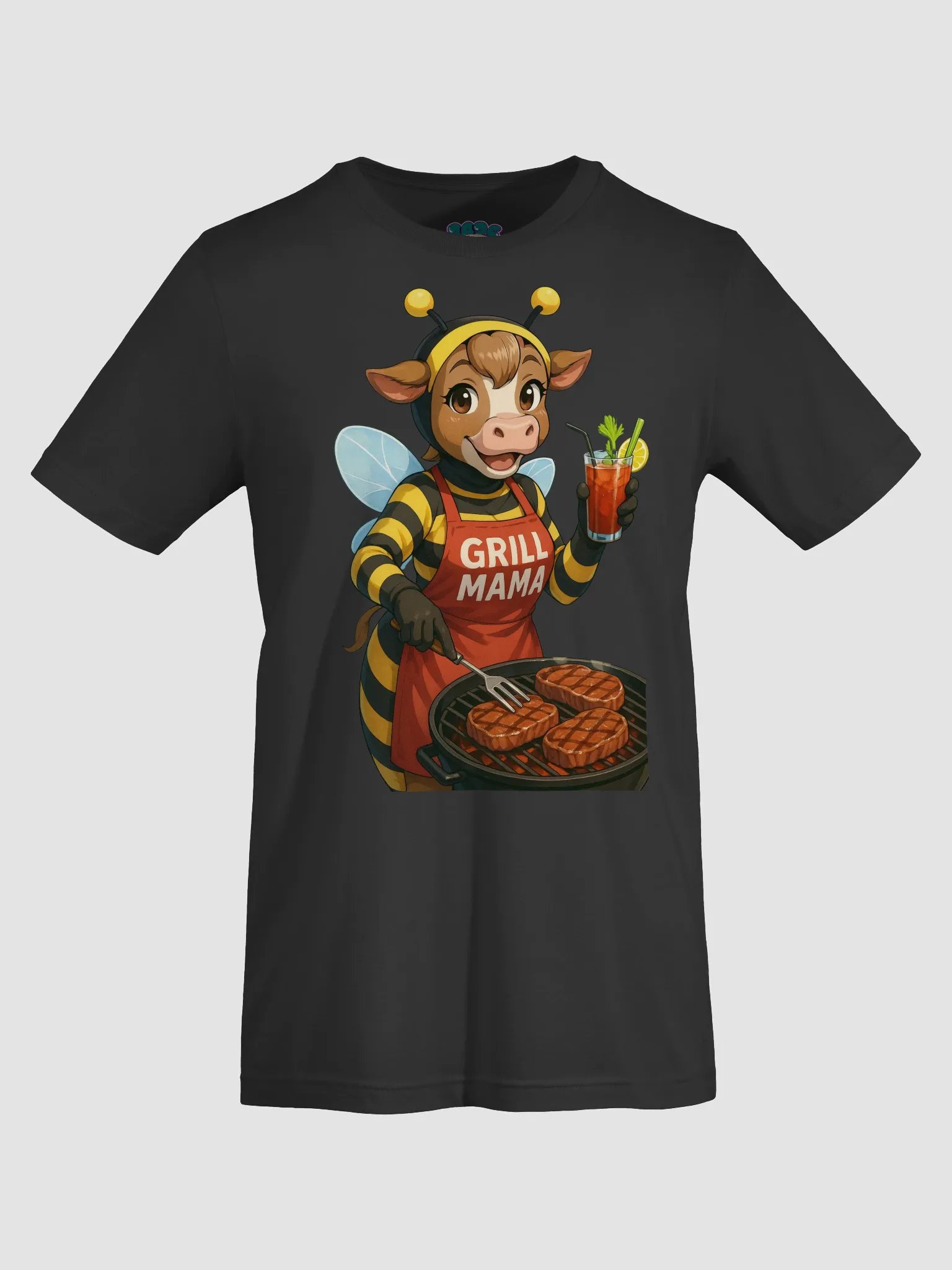 Grill Mama Cow T-Shirt product image (7)