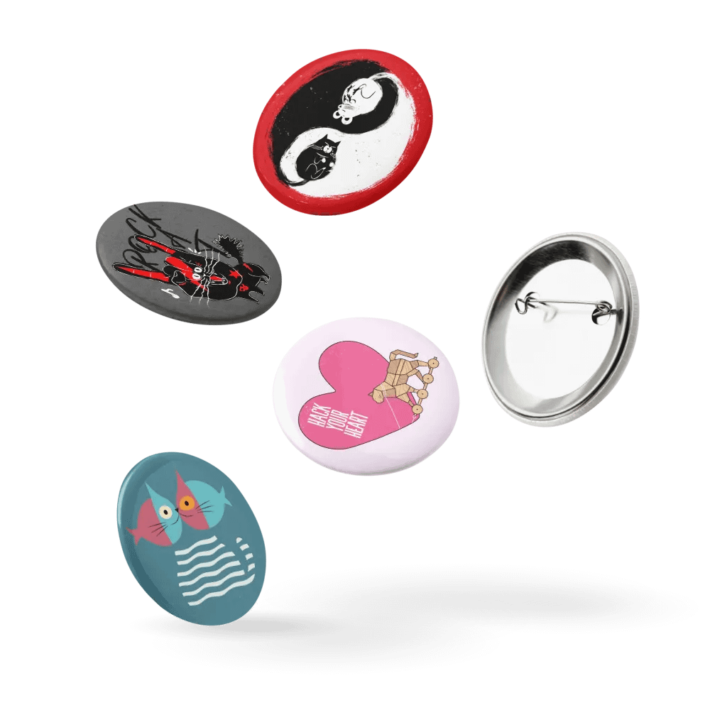 Pin Buttons Collection 3 (5 pcs) product image (4)