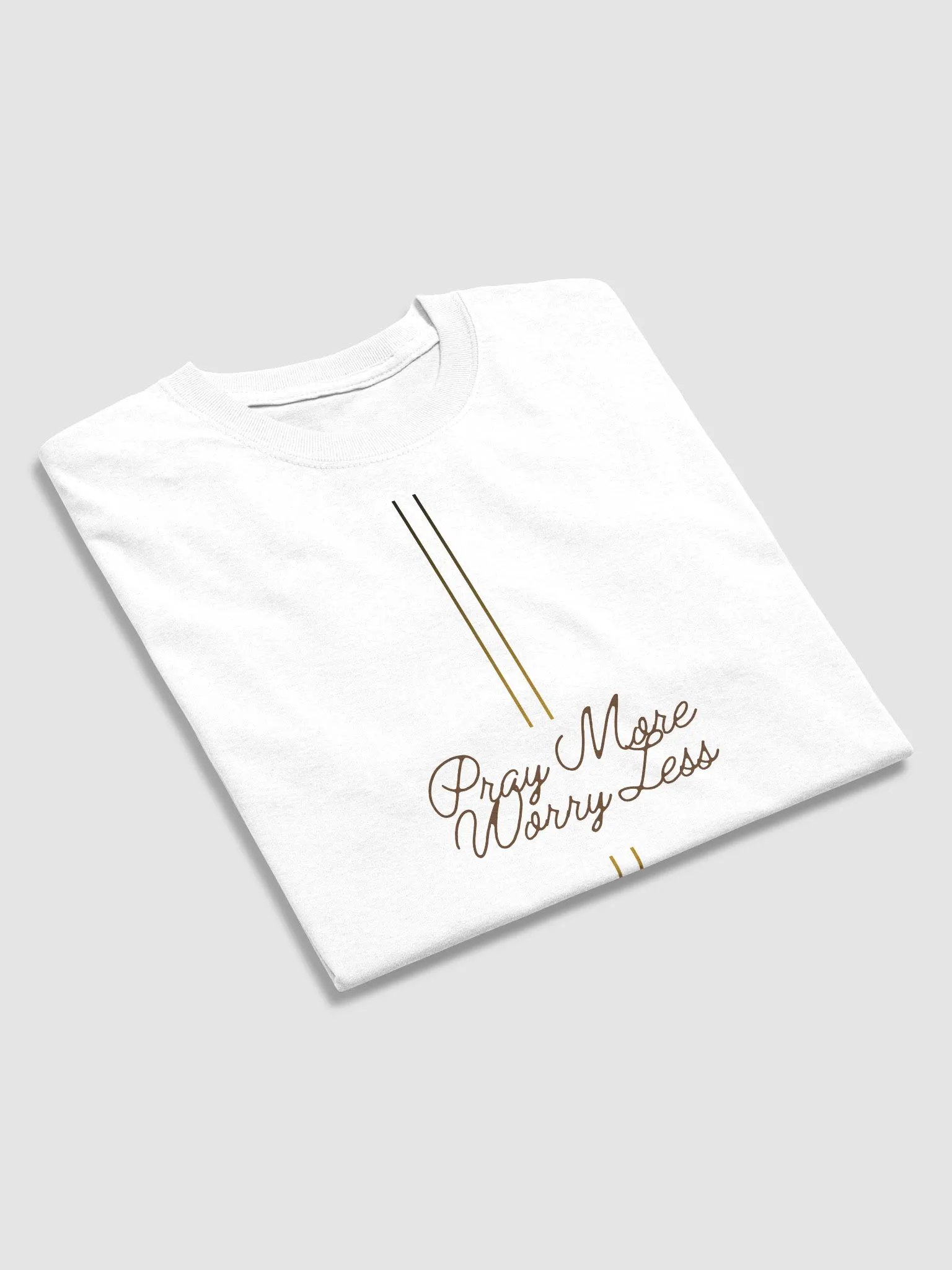 Pray more worry less T-shirt product image (11)