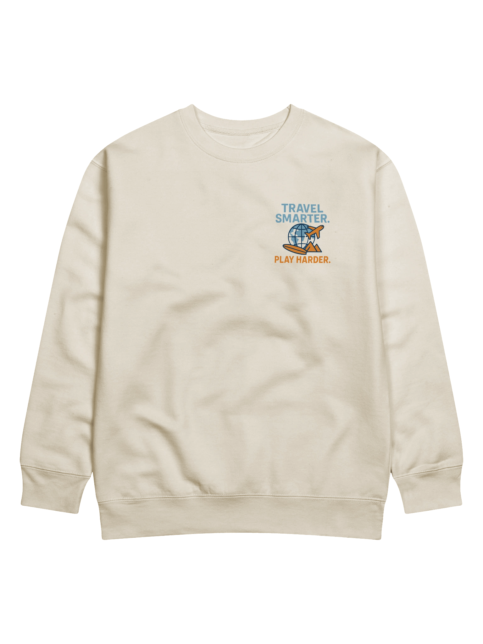 Travel Smarter. Play Harder. Crewneck product image (4)