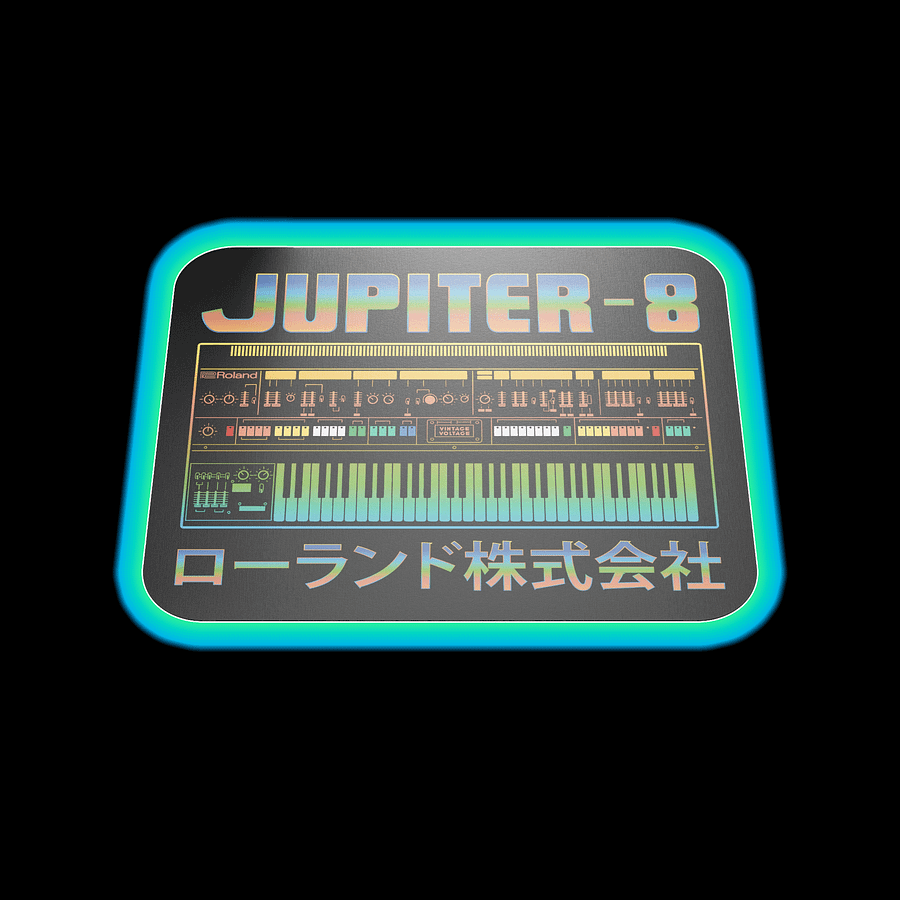Jupiter 8 - Mouse Mat (Roland JP-8 Classic Synthesizer) by Vintage Voltage product image (2)