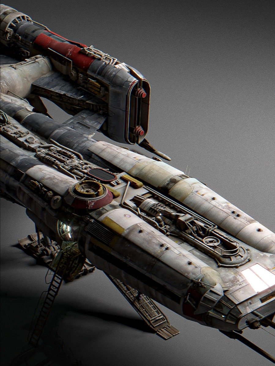3D Model - Spaceship - Bounty Hunter Ship (Indie License) product image (8)
