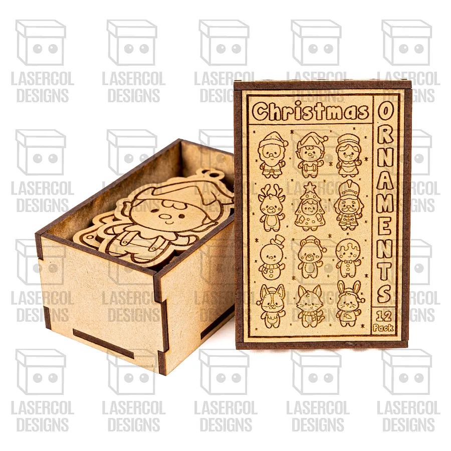 Ornaments Box - Laser Cut Files Christmas product image (7)