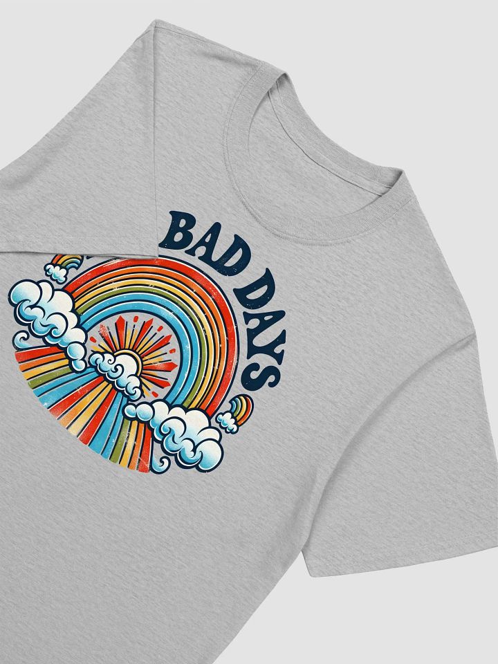 Retro 'No Bad Days' Rainbow T-Shirt product image (2)