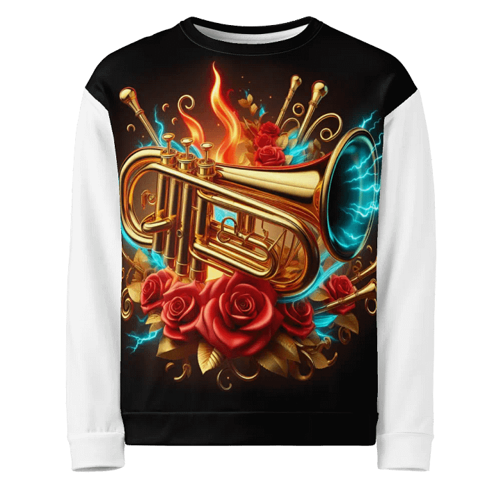 Floral Trumpet Symphony - Unisex Sweatshirt #38 product image (1)