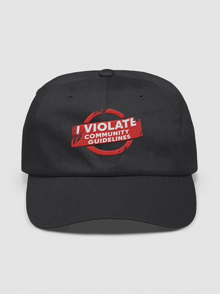 I Violate Community Guidelines embroidered dad hat product image (3)